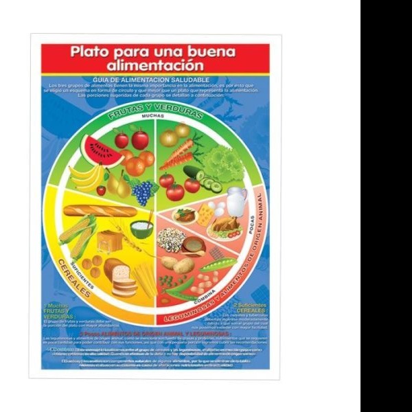 POSTER DID. 70X50CM. PLATO BUEN COMER GRANMARK E.6